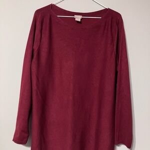 Chico’s Women's Burgundy Top